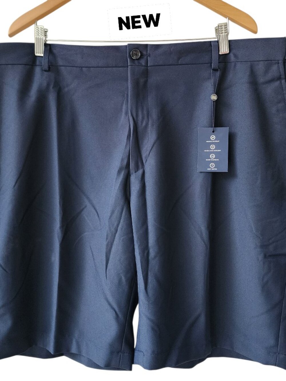 46 Shorts Blue Golf Traveler New Jos A Bank Short Mens Slider Waistband Navy Man